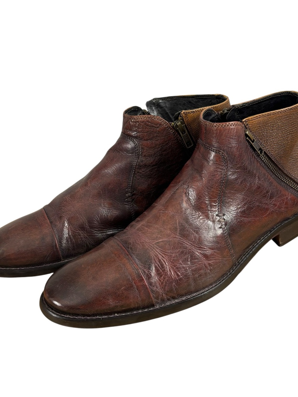 bacco bucci mens Zip Ankle boots Leather Size Size 11